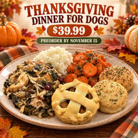 Image of Order Your Dog A Thanksgiving Meal! Promotion in Tewksbury