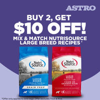 Image of NutriSource | $10.00 OFF Qualifying Large Breed Dog Food Purchase Promotion in Cave Creek