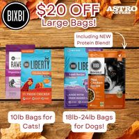 Image of BIXBI | $20.00 OFF Large Bags of Dog or Cat Kibble Promotion in St. George
