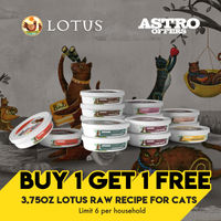 Image of LOTUS | Buy 1, Get 1 FREE on 3.75oz Raw Cat Food Promotion in Jersey City
