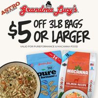 Image of Grandma Lucy's | $5.00 OFF Select 3lb Bags or Larger Promotion in Spokane