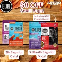 Image of BIXBI | $8.00 OFF Small Bags of Dog or Cat Kibble Promotion in Old Saybrook