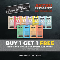 Image of Fussie Cat | Buy 1, Get 1 FREE on Select 4-Packs of Puree Promotion in Banner Elk