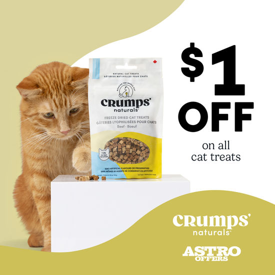 Image of Crumps' Naturals | $1.00 OFF Cat Treats Promotion in Sarasota