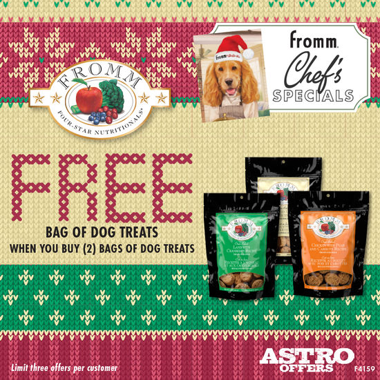Image of Fromm | Buy 2, Get 1 FREE on Four-Star Dog Treats Promotion in Sarasota