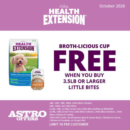 Image of Health Extension | FREE Broth-licious with Qualifying Little Bites Purchase  Promotion in Sarasota