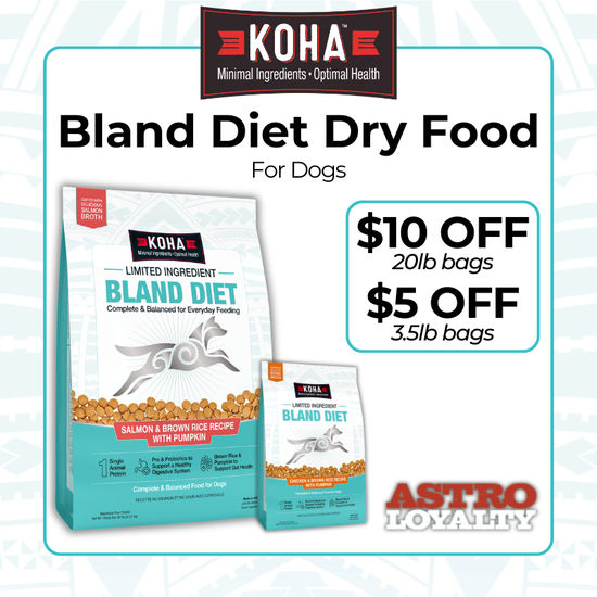 Image of KOHA Pet | Save On Bland Diet Dry Dog Food Promotion in Sarasota