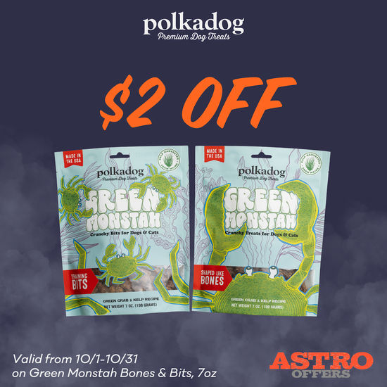 Image of Polkadog | $2.00 OFF Green Monstah Promotion in Sarasota