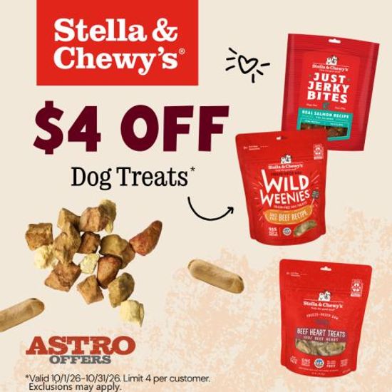 Image of Stella & Chewy's | $4.00 OFF Select Dog Treats! Promotion in Sarasota