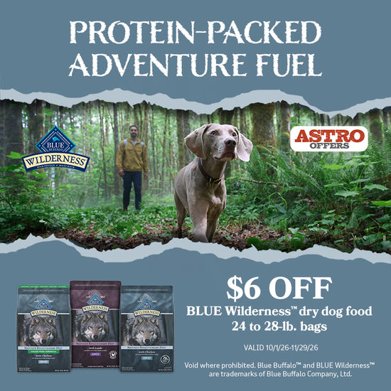Image of Blue Buffalo | $6.00 OFF Large Bags of Wilderness Dry Dog Food Promotion in York