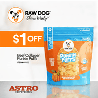 Image of Raw Dog | $1.00 OFF 2.5oz Punkin Puffs Promotion in Brandon