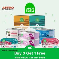 Image of Open Farm | Buy 3, Get 1 FREE on Wet Cat Food Promotion in Stafford