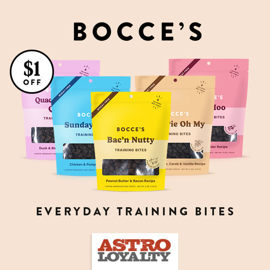 Image of Bocce's Bakery | $1.00 OFF Everyday Training Bites Promotion in Brockton