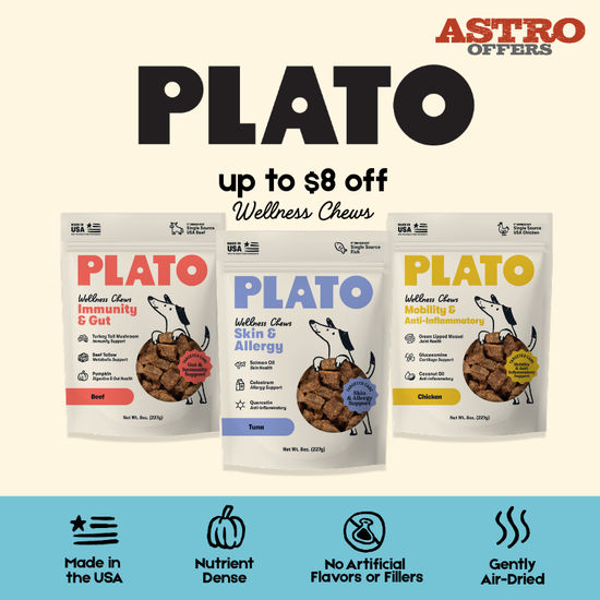 Image of Plato | Save On NEW Wellness Chews Promotion in Omaha
