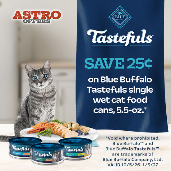 Image of Blue Buffalo | Save on 5.5oz Tastefuls Cat Cans Promotion in Saint Petersburg