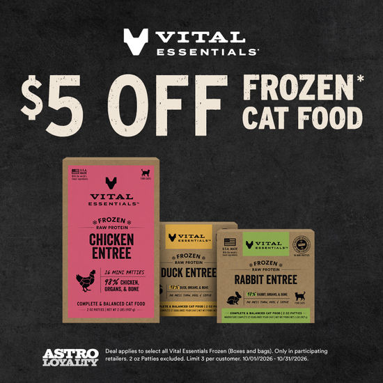 Image of Vital Essentials | $5.00 OFF Frozen Cat Food Promotion in Andover