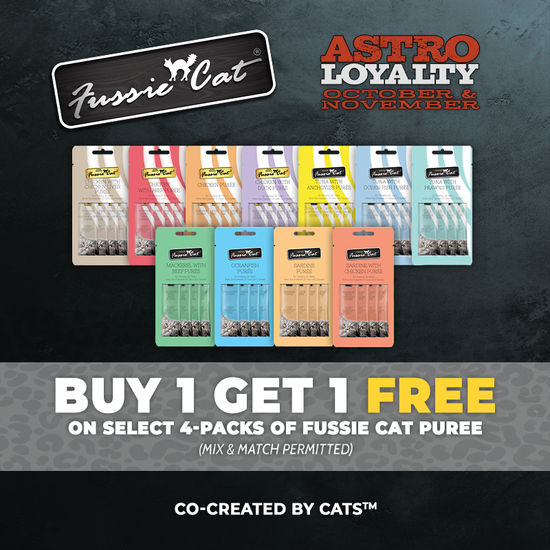 Image of Fussie Cat | Buy 1, Get 1 FREE on Select 4-Packs of Puree Promotion in Lakewood
