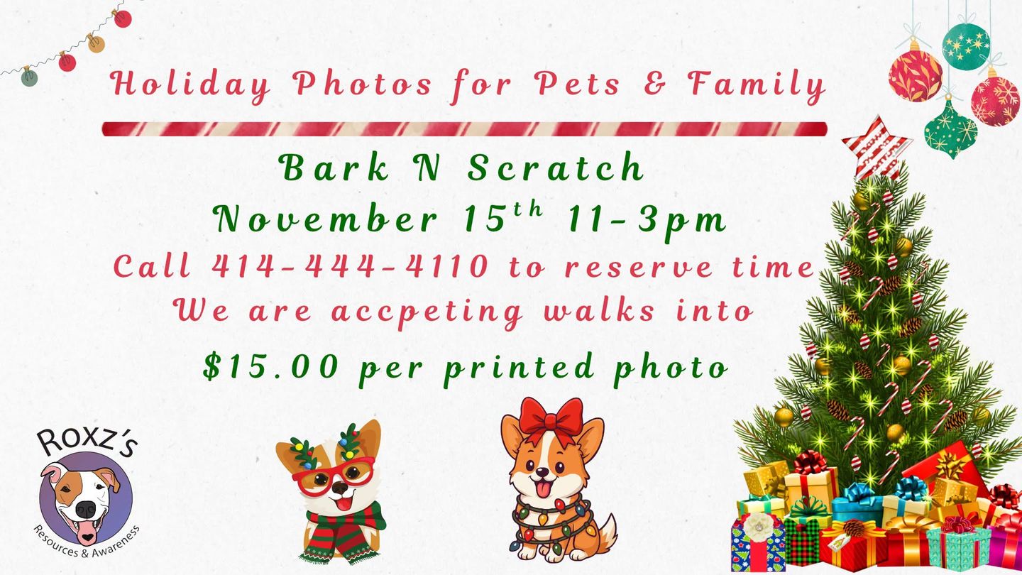 Image of Local Pet Event Roxz's Resources & Awareness Winter/Holiday Photos Nearby