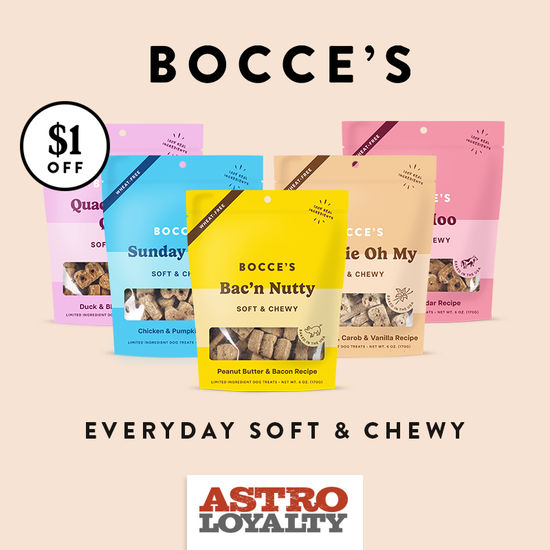 Image of Bocce's Bakery | $1.00 OFF Everyday Soft & Chewy Treats Promotion in Troy
