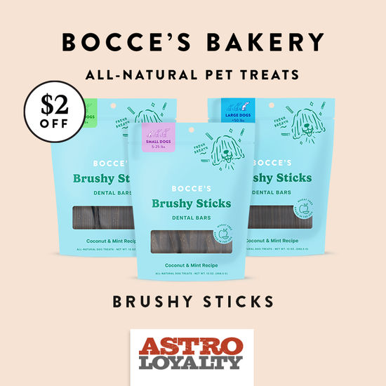 Image of Bocce's Bakery | $2.00 OFF Bocce's Brushy Sticks  Promotion in Troy