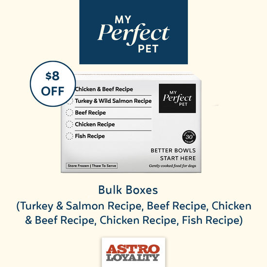 Image of My Perfect Pet | $8.00 OFF Select 15lb Bulk Boxes Promotion in Troy