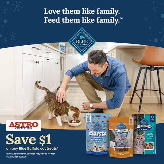 Image of Blue Buffalo | $1.00 OFF Cat Treats  Promotion in Troy
