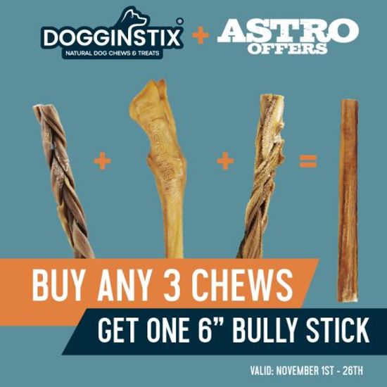 Image of Dogginstix | FREE 6in Standard Bully Stick with Qualifying Purchase Promotion in Troy