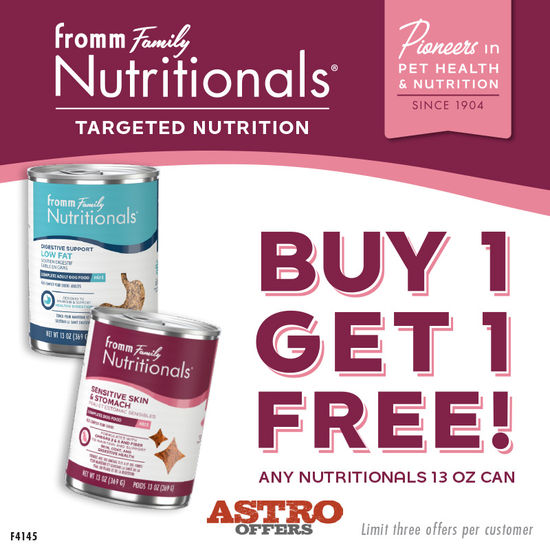 Image of Fromm | Buy 1, Get 1 FREE on Nutritionals Dog Cans! Promotion in Troy
