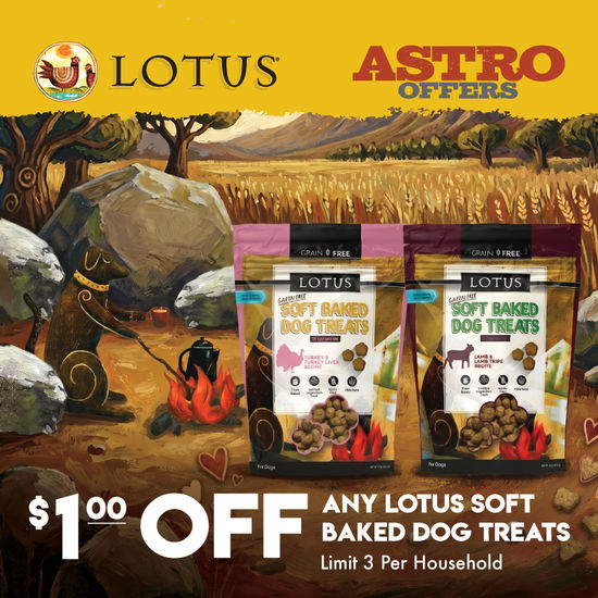 Image of LOTUS | $1.00 OFF Soft-Baked Dog Treats Promotion in Troy