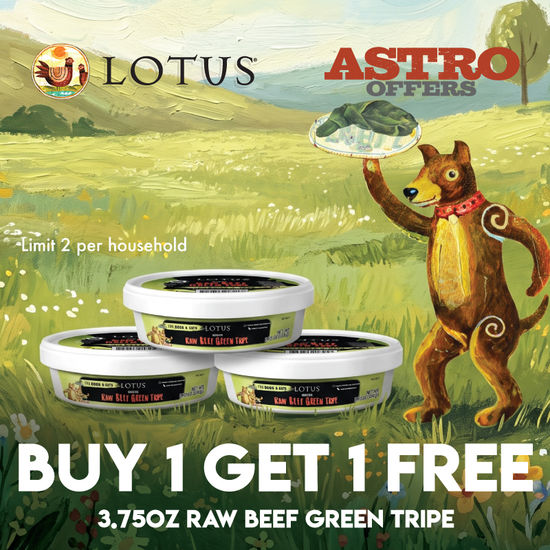 Image of LOTUS | Buy 1, Get 1 FREE on 3.75oz Beef Green Tripe Supplement Promotion in Troy