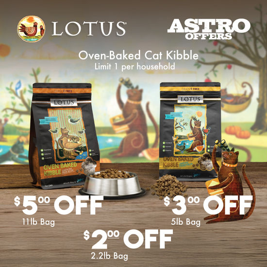 Image of LOTUS | Save On Oven-Baked Cat Kibble Promotion in Troy
