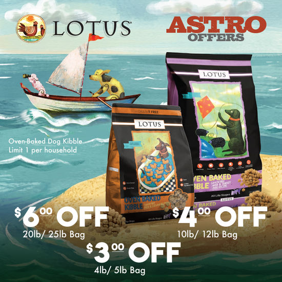 Image of LOTUS | Save On Oven-Baked Dog Kibble Promotion in Troy