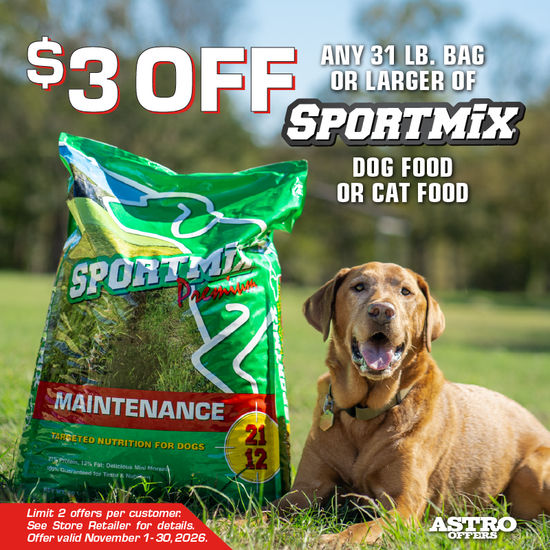 Image of Sportmix | $3.00 OFF 31lb+ Bags of Sportmix Dry Pet Food! Promotion in Troy