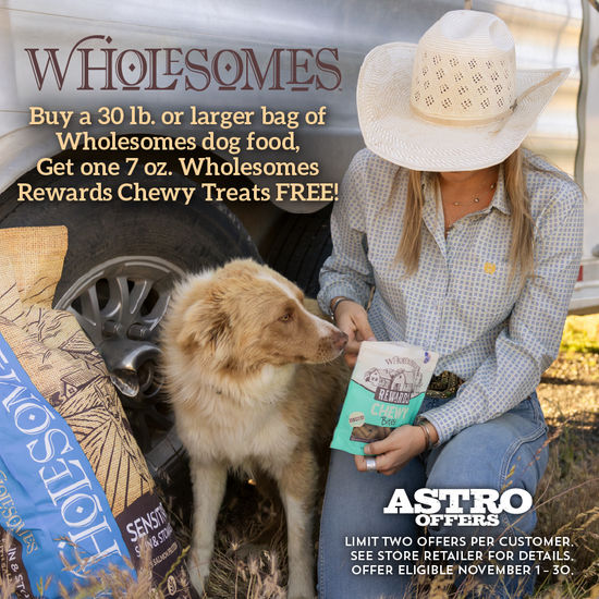 Image of Wholesomes | FREE 7oz Rewards Chewy Treats with 30lb+ Bag Purchase Promotion in Troy