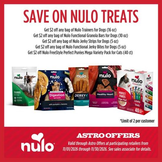 Image of Nulo US | Save On Select Treats! Promotion in Troy