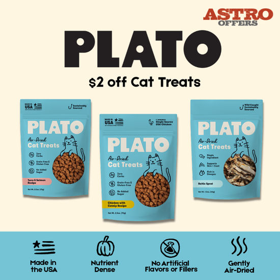 Image of Plato | $2.00 OFF Cat Treats Promotion in Troy
