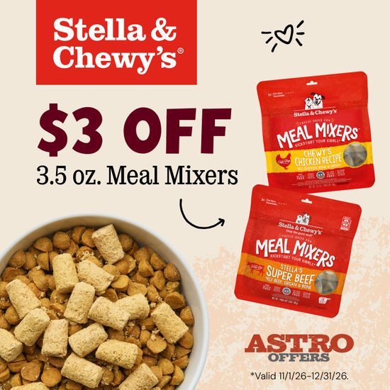 Image of Stella & Chewy's | $3.00 OFF 3.5oz Freeze-Dried Meal Mixers for Dogs! Promotion in Troy