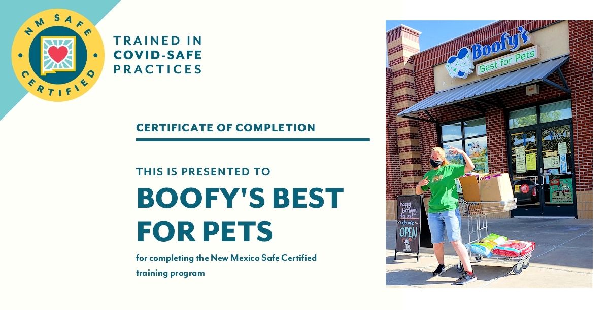 Boofy's Is Open, Essential, and NM Safe Certified!
