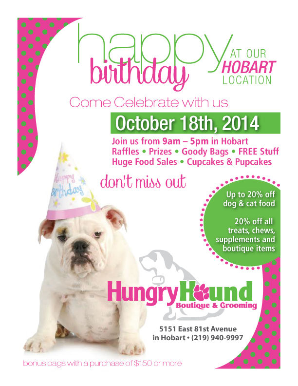 Hungry Hound Hobart Is Turning 1! - St John, Indiana