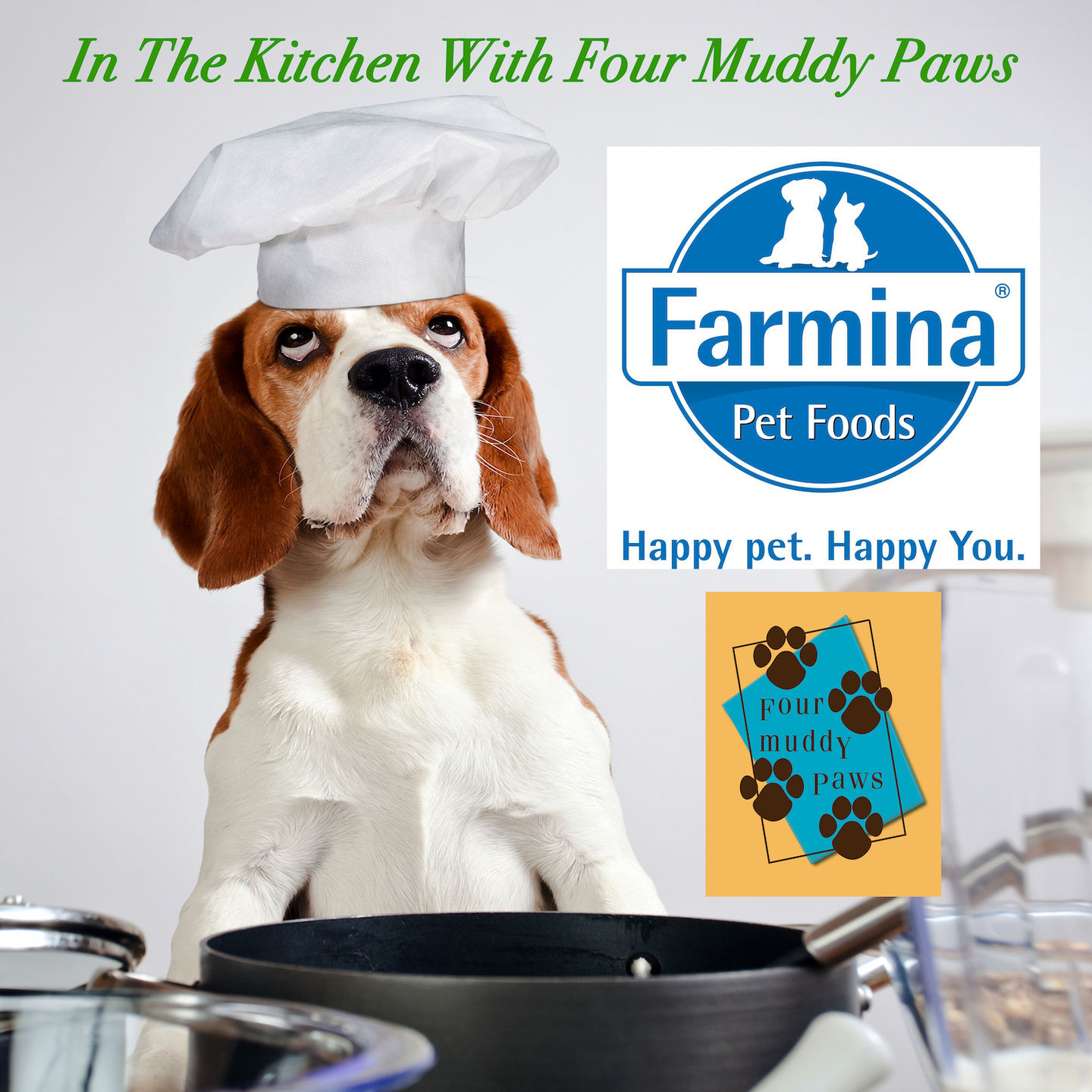 REPLAY IN THE KITCHEN WITH FOUR MUDDY PAWS + FARMINA PET FOODS St
