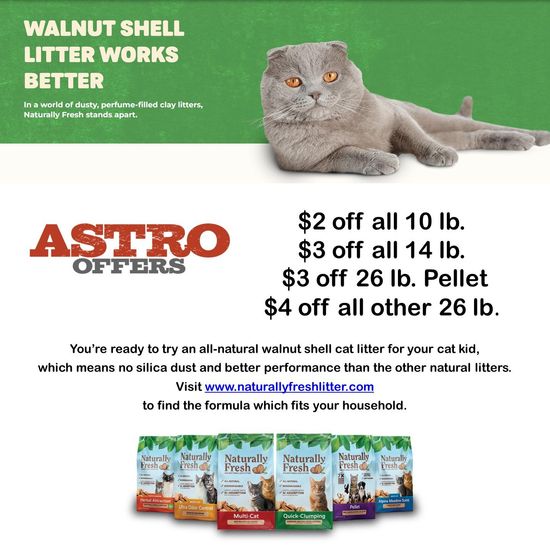 Find Your Formula - Naturally Fresh Cat Litter