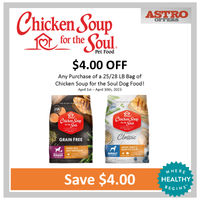 Image of Chicken Soup for the Soul | $4.00 OFF Large Bag of Dry Do Promotion in Spindale Rutherfordton