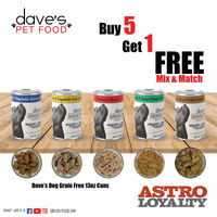 Image of Dave's Pet Food | Buy 5, Get 1 FREE on Grain Free 13oz Do Promotion in Wakefield