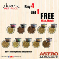 Image of Dave's Pet Food | Buy 4, Get 1 FREE on Naturally Healthy Promotion in Santa Fe