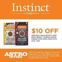 Image of Instinct | $10.00 OFF 4-5lb Bags of Raw Boost Grain Free Promotion in Pittsburgh