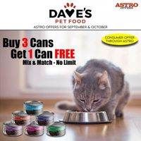 Image of Dave's Pet Food | Buy 3, Get 1 FREE on Saucey Pate Cat Ca Promotion in Grand Forks
