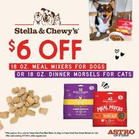 Image of Stella & Chewy's | $6.00 OFF 18oz Bags of Dog Meal Mixers Promotion in Missouri City