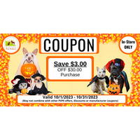 Image of Savings Coupon - Save $3 On $30 Purchase (In-store only) Promotion in Trappe