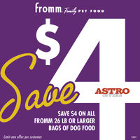 Image of Fromm (Private Offer) | $4.00 OFF 26lb Bags or Larger of Promotion in Cape Coral