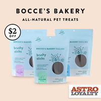 Image of Bocce's Bakery | $2.00 OFF Bocce's Brushy Sticks Dental B Promotion in Southern Pines